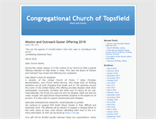 Tablet Screenshot of blog.topsfieldchurch.org