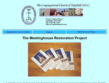 Tablet Screenshot of meetinghouse.topsfieldchurch.org